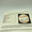Vintage Hank Aaron Single Signed 1970's Braves Baseball JSA COA
