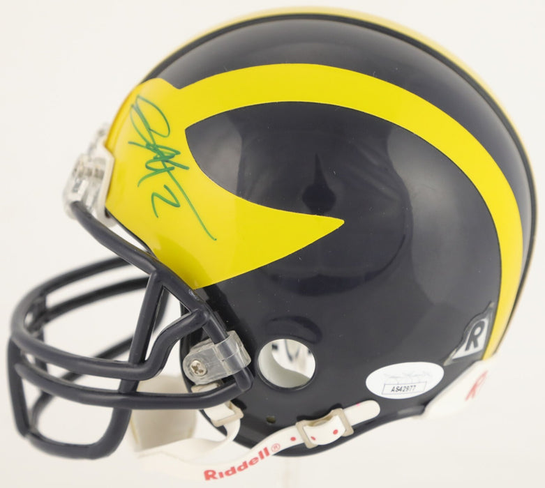 Charles Woodson Signed Michigan Wolverines Mini Helmet JSA COA