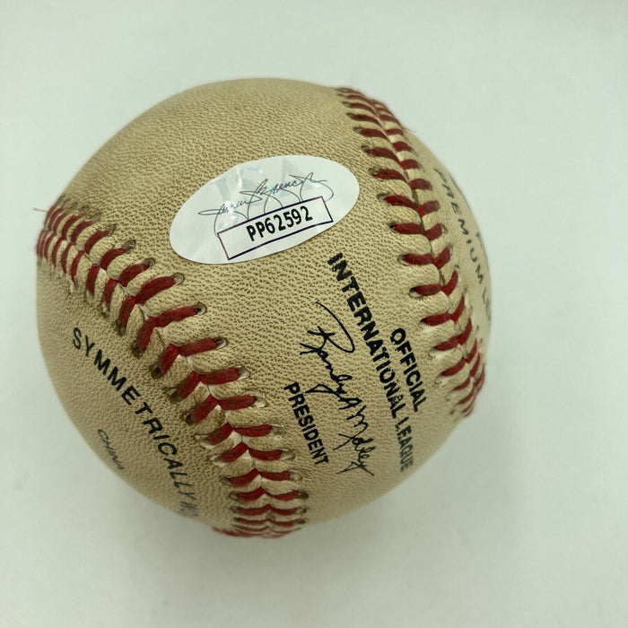 Earliest Known Jim Thome Pre Rookie Signed Game Used Minor League Baseball JSA