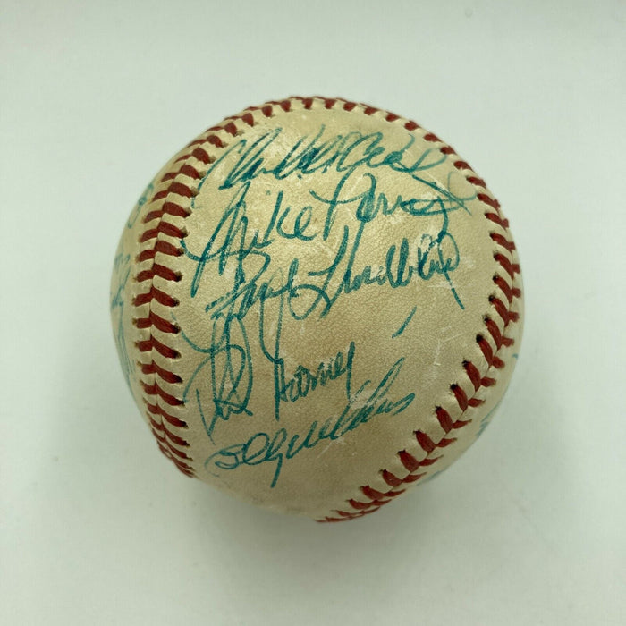 1976 Oakland A's Athletics Team Signed American League Baseball JSA COA