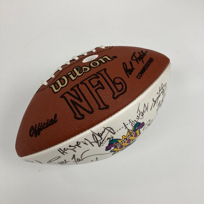 1996 Green Bay Packers Super Bowl Champs Team Signed SB XXXI Football JSA COA