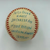 Rare Frank Robinson Signed Heavily Inscribed Career STAT Baseball With JSA COA