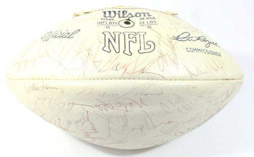 1973 Kansas City Chiefs Team-Signed Football 44 Signatures JSA COA