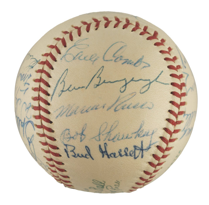 1920's-50's Yankees Legends HOF Signed Baseball Joe Dimaggio JSA COA