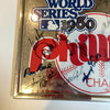 1980 Philadelphia Phillies World Series Champs Team Signed Display 14 Sigs