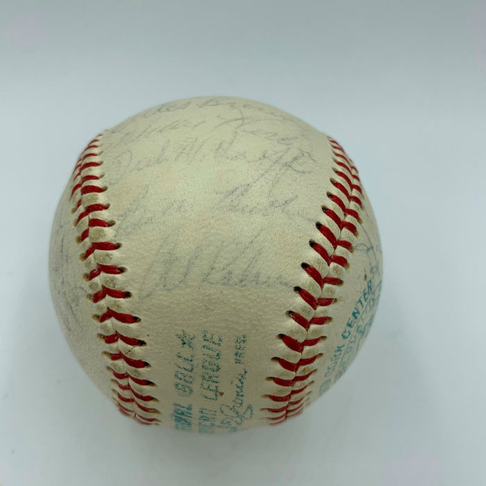 Rare 1967 Detroit Tigers Team Signed American League Baseball 34 Sigs JSA COA