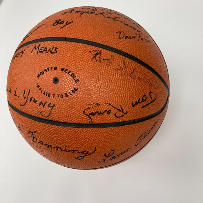 1959 Michigan State Wolverines Team Signed Vintage Basketball