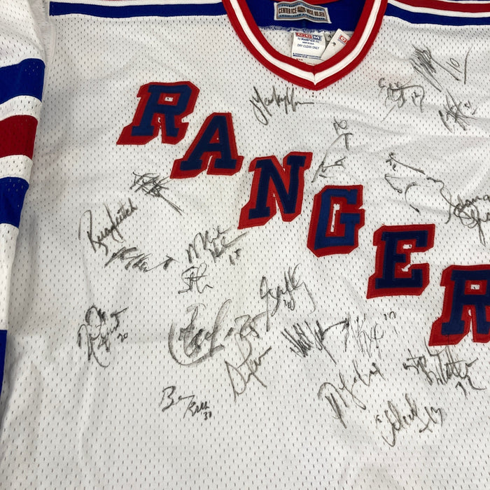 1994–95 New York Rangers Team Signed Authentic Jersey JSA COA