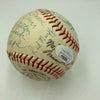 1960's St. Louis Cardinals Old Timers Day Signed Baseball Dizzy Dean Musial JSA