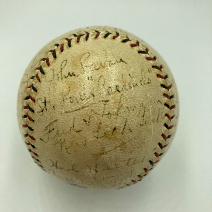 Historic 1922 Hall Of Fame Multi Signed Baseball Herb Pennock JSA COA