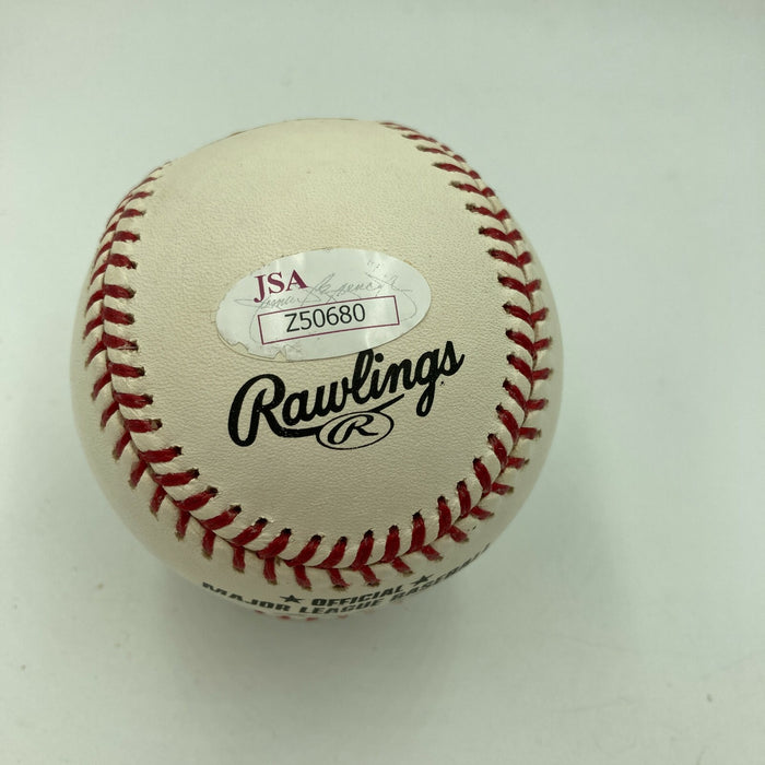 Tom Brady Signed Autographed Official Major League Baseball JSA Sticker