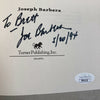 Joe Barbera Signed My Life In 'Toons Book With JSA COA The Flintstones