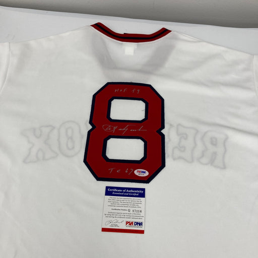 Carl Yastrzemski Triple Crown 1969 HOF 1989 Signed Boston Red Sox Jersey PSA DNA