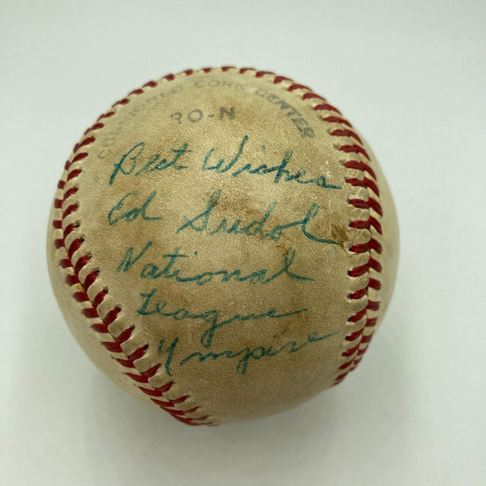 1977 World Series Signed Game Used Baseball New York Yankees VS Dodgers JSA COA