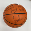 1997-98 Chicago Bulls NBA Champs Team Signed Game Basketball The Last Dance JSA