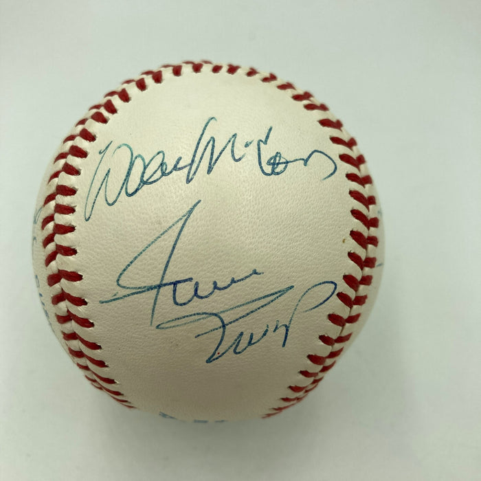 500 Home Run Signed Baseball Mickey Mantle Ted Williams Willie Mays 11 Sigs JSA