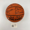 1972-73 New York Knicks NBA Champs Team Signed NBA Game Basketball UDA COA