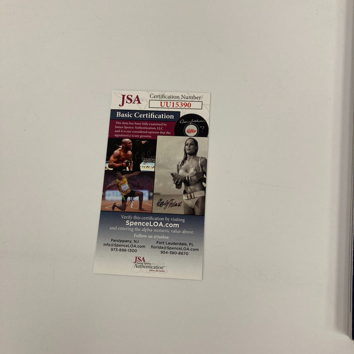 Jorge Posada & Joe Torre New York Yankees Signed 1998 World Series Program JSA