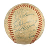 1956 New York Yankees World Series Champs Team Signed Baseball Mickey Mantle PSA