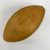 Jim Brown Pre Rookie 1956 College All American Team Signed Football JSA COA