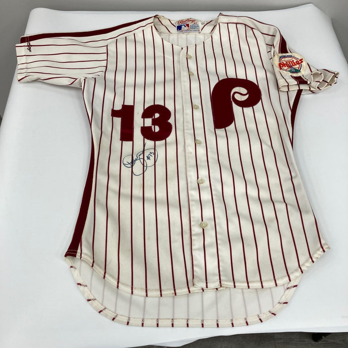 Roger McDowell 1989 Game Used Philadelphia Phillies Jersey MEARS A10 The Finest