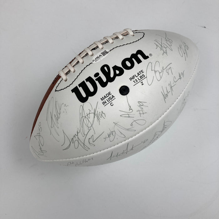 1999 St. Louis Rams Super Bowl Champs Team Signed Wilson Football 42 Sigs JSA