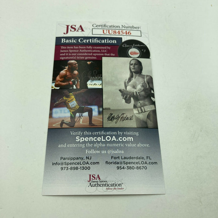 George McGovern Signed Baseball US Senator & Presidential Nominee JSA COA