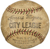 Honus Wagner Signed 1930's Baseball PSA DNA COA