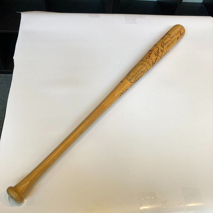 1968 All Star Game Team Signed Game Issued Bat 25+ Sigs Mickey Mantle JSA COA