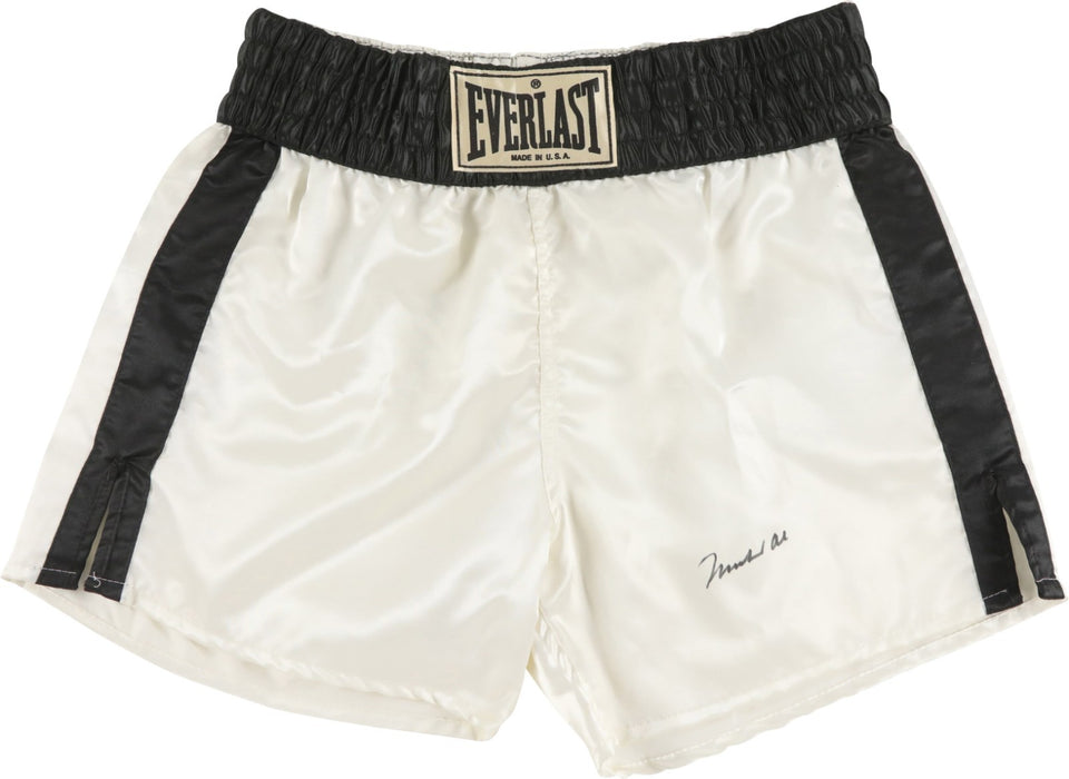 Muhammad Ali Signed Everlast Boxing Trunks Shorts PSA DNA COA