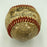 1940's World Series Umpires Signed Game Used Baseball With Ford Frick