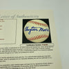 Clayton Moore Signed National League Baseball The Lone Ranger JSA COA