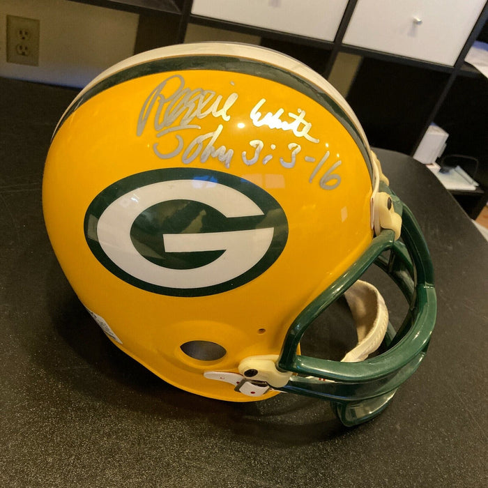 Reggie White Signed Full Size Riddell Green bay Packers Helmet JSA COA Auto