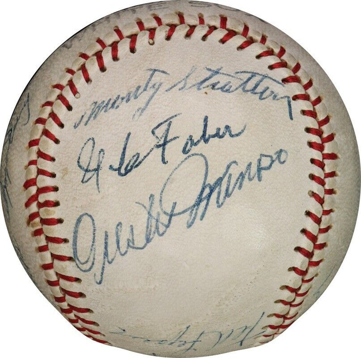 Ed Walsh Red Faber Ray Schalk Chicago White Sox HOF Legends Signed Baseball JSA
