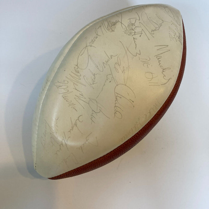 1976 Miami Dolphins Team Signed Vintage Wilson Football With JSA COA