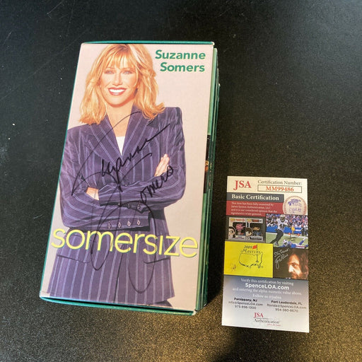 Suzanne Somers Signed Autographed VHS Movie Set With JSA COA