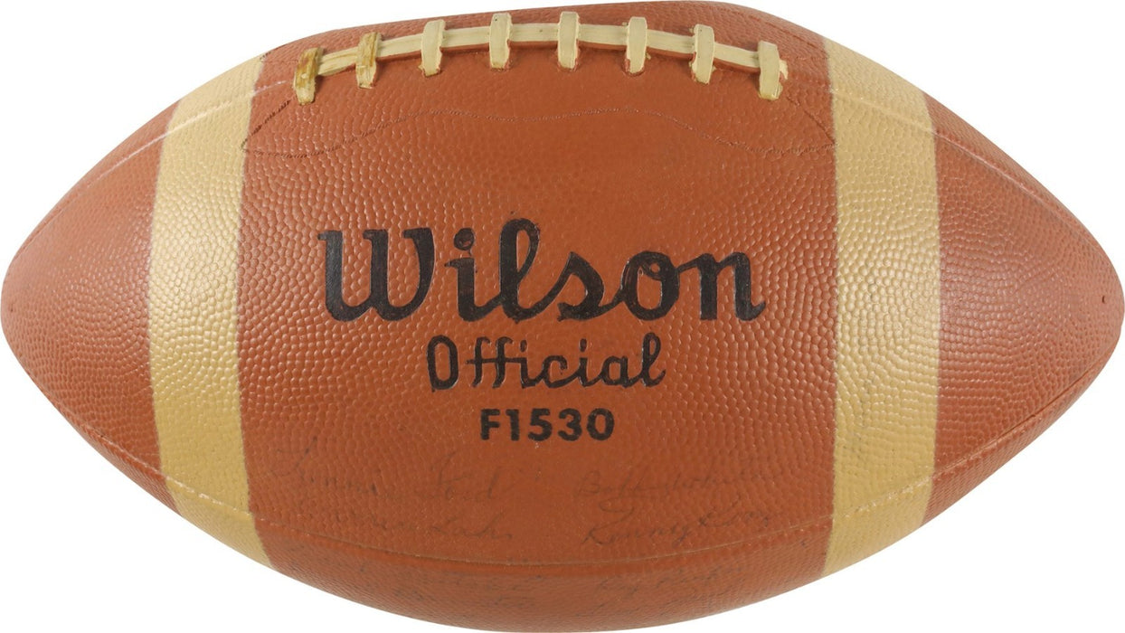 1955 Cleveland Browns NFL Champions Team Signed Football 40 Sigs PSA DNA COA