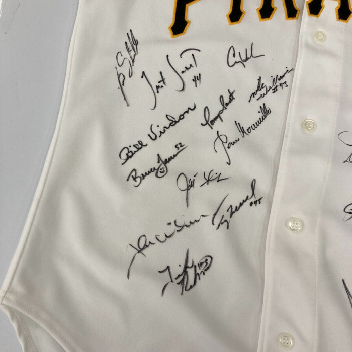 2001 Pittsburgh Pirates Team Signed Autographed Authentic Game Issued Jersey