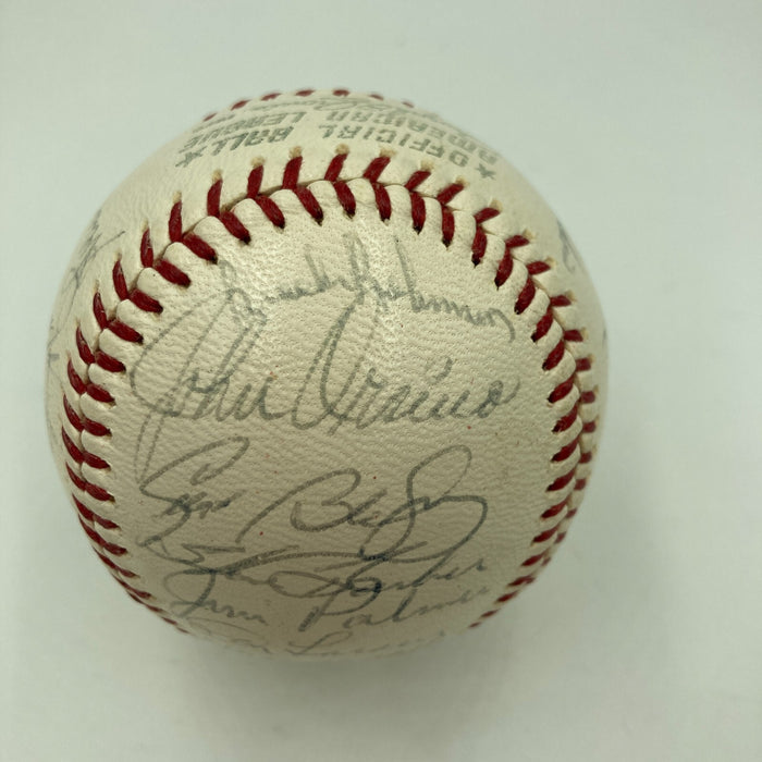 1965 Baltimore Orioles Team Signed American League Baseball 31 Sigs JSA COA