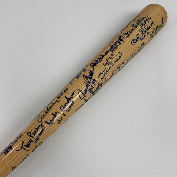 Beautiful Hall Of Fame Multi Signed Cooperstown Baseball Bat W/Inscriptions JSA