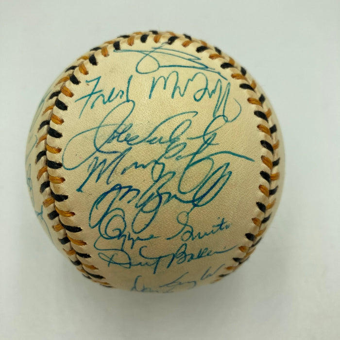 1994 All Star Game National League Team Signed Baseball Barry Bonds PSA DNA COA