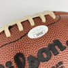 Clyde Bulldog Turner Signed NFL Wilson Game Football JSA COA RARE