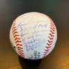 RARE World Series MVP's Signed Inscribed Baseball 25 Sigs Mariano Rivera Steiner