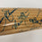 1987 Oakland A's Athletics Team Signed Baseball Bat 35 Sigs Mark Mcgwire JSA COA