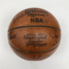 1975-76 Boston Celtics NBA Champs Team Signed Game Used Basketball Beckett COA