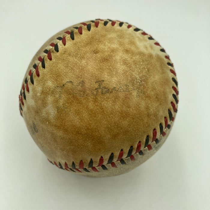 Grover Cleveland Alexander Single Signed 1929 National League Baseball JSA COA