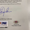 Honus Wagner Signed 1930's Baseball PSA DNA COA