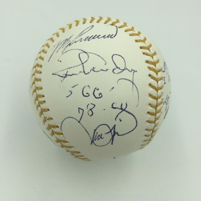 Gold Glove Winners Signed Official Gold Baseball With 11 Signatures JSA COA