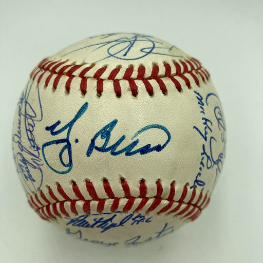 1970's-1980's New York Mets Legends Multi Signed Baseball Yogi Berra Tug Mcgraw