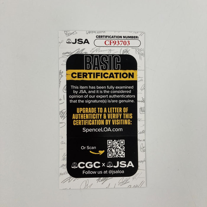 Hank Aaron Signed 1996 SLU Starting Lineup Cooperstown Collection JSA COA